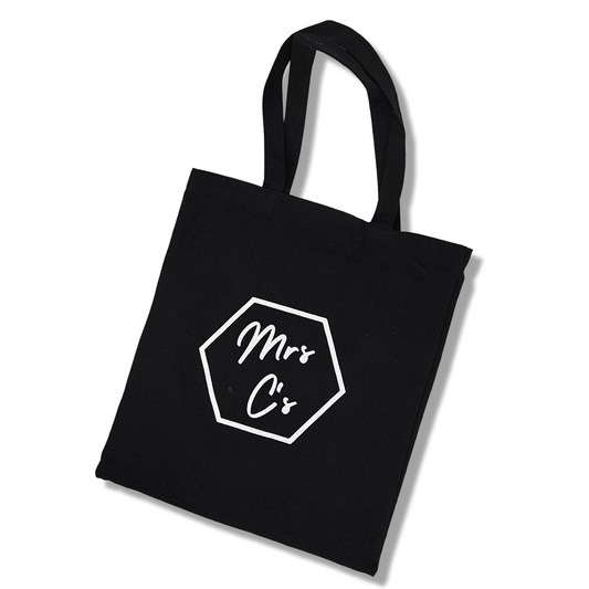 Mrs C's cotton canvas tote bag